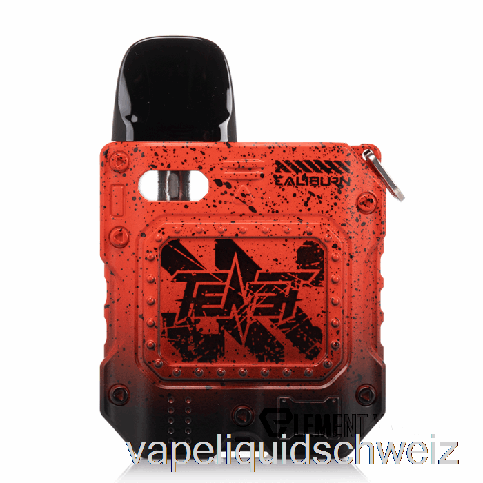 Uwell Caliburn Tenet Koko 18W Pod-System Rot Und Schwarz Vape Ohne Nikotin